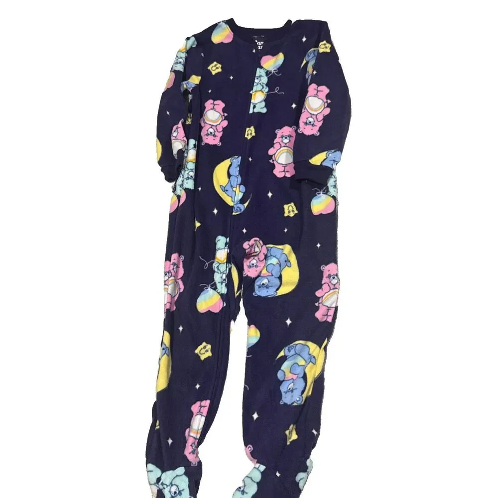 Care Bears Toddler Unisex One Piece Sleeper Pajamas, Size 5T